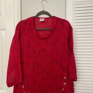 Clio Women's Red Top